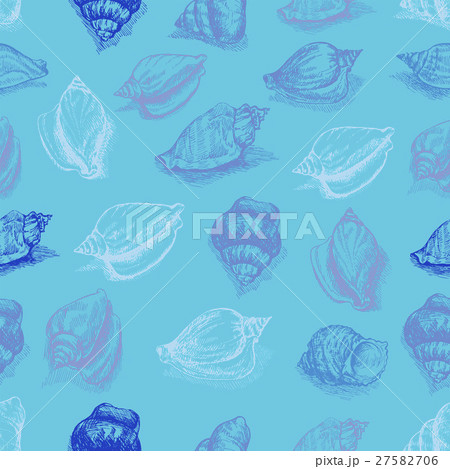 Big vector collection of sketched seashells Big vector collection of sketched seashells 27582706