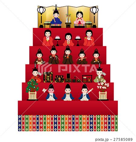 雛人形　五段飾り 27585089