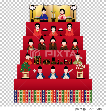 雛人形　五段飾り 27585089