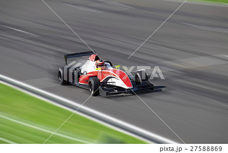 Bolide driving at high speed in circuit 27588869