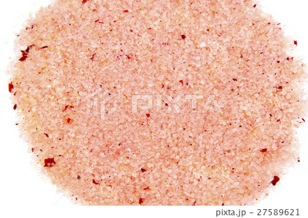 Sea Salt Bath with additives on white background 27589621