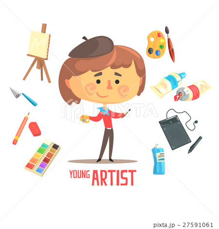 Boy Artist Painter, Kids Future Dream Professional 27591061