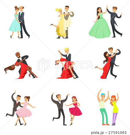 Professional Dancer Couple Dancing Tango, Waltz 27591063