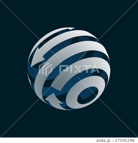 Globe Logo Element symbol of Globalization. . 27595296