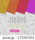 Water Transparent Drops Seamless Pattern 27595303