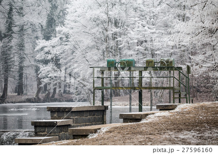 Hand operated wheel controls and Sluice gate Hand operated wheel controls and Sluice gate 27596160