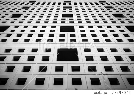 Wall With Square Shape Hole 27597079