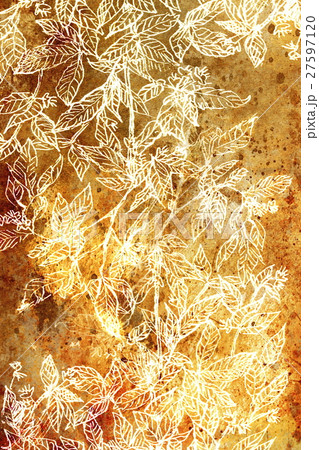 ornamental filigrane leaf structure on abstract 27597120