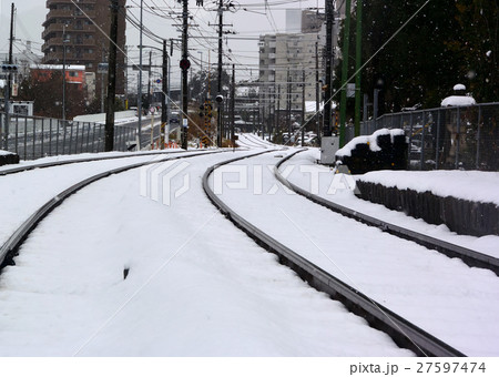 雪の朝のレール道―3 雪の朝のレール道―3 27597474