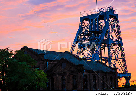 万田坑の日没後 万田坑の日没後 27598137