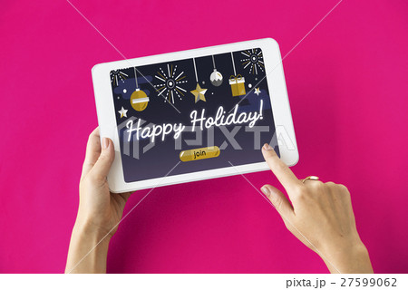 Merry Christmas Happy New Year Concept 27599062