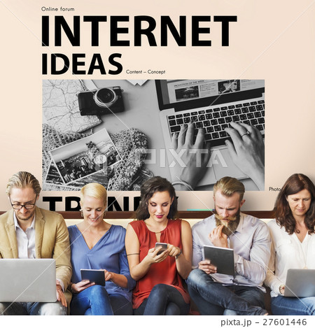 Social Media Blog Ideas Concept Social Media Blog Ideas Concept 27601446
