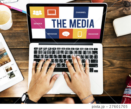 Media Technology Online Digital Networking Concept 27601705