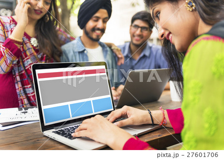 Web Design Template Copy Space Concept 27601706
