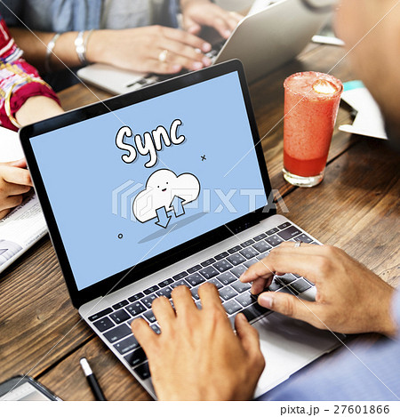 Online Storage Cloud Graphic Concept Online Storage Cloud Graphic Concept 27601866
