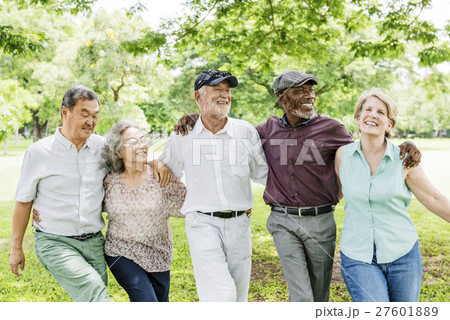 Group of Senior Retirement Friends Happiness Concept 27601889