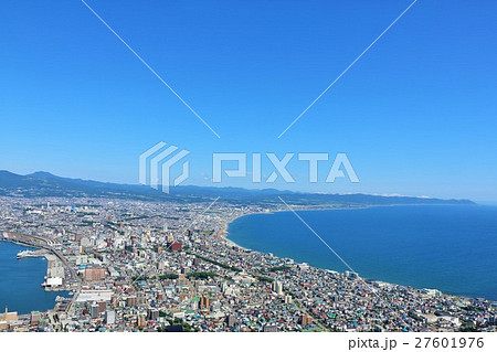 北海道　函館の風景と海と青空 27601976