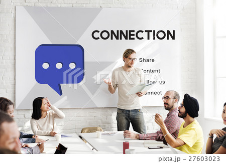Social Network Communication Connection Concept 27603023