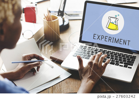 Science Lab Experiment Beaker Icon Concept Science Lab Experiment Beaker Icon Concept 27603242