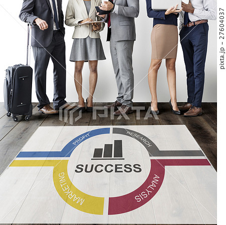 Success Diagram Processes Circle Concept 27604037
