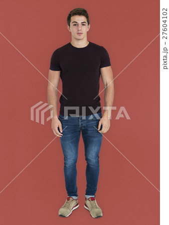 Man Smiling Happiness Portrait Concept Man Smiling Happiness Portrait Concept 27604102