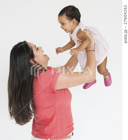 Family Mother Daughter Smiling Happiness Love Concept 27604262