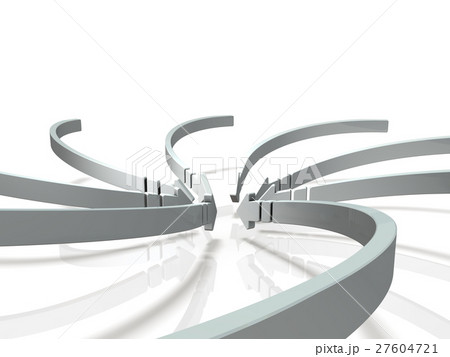 中心部への侵攻を描いた3Dイラスト 27604721