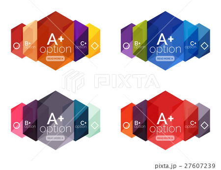 Abstract infographic banners for your content 27607239