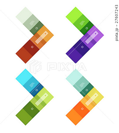 Vector blank stripes and lines infographics 27607243