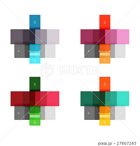 Vector blank stripes and lines infographics 27607265