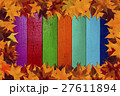 maple leaves and multicolored background 27611894