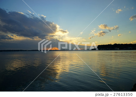 涸沼の夕景 27613350