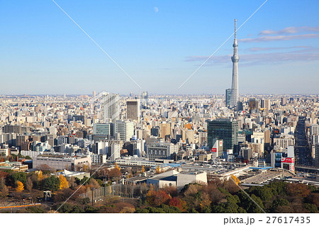 東京の景色 上野 東京スカイツリー 2の写真素材