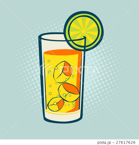 Drink with lime and ice. Drink with lime and ice. 27617626