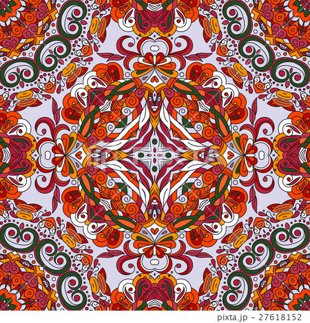 Abstract vector decorative ethnic floral colorful Abstract vector decorative ethnic floral colorful 27618152