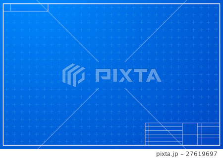 Layout template in blueprint style 27619697