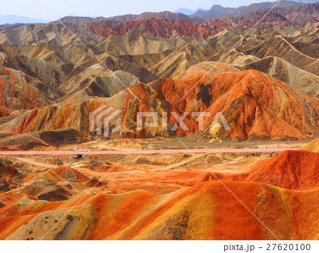 Colorful Danxia Topography,Zhangye,Gansu,China 27620100