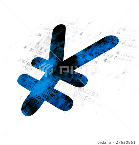 Banking concept: Yen on Digital background 27620961