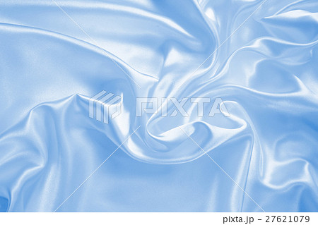 Smooth elegant blue silk or satin as background Smooth elegant blue silk or satin as background 27621079