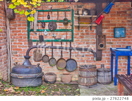 Old kitchen in Serbian village Old kitchen in Serbian village 27622748