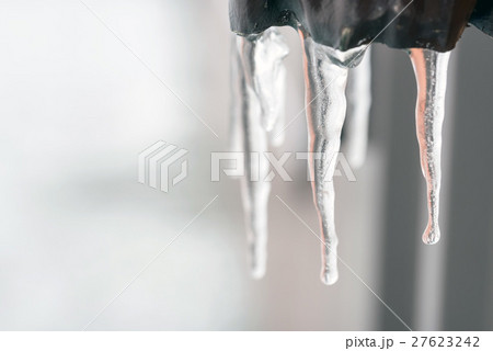 Close-up of icicles Close-up of icicles 27623242