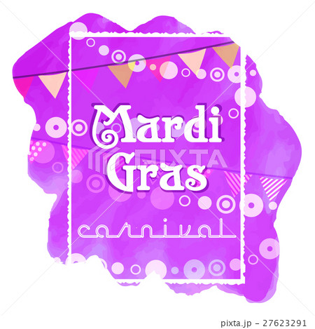 Mardi Gras holiday card Mardi Gras holiday card 27623291