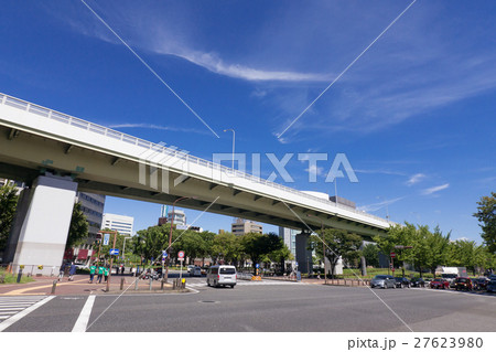 名古屋都市風景　若宮大通久屋　交差点 27623980