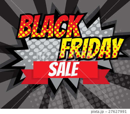 Abstract Black Friday Sale Pop art, Comic Book 27627991