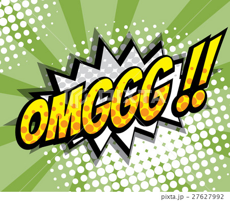 Abstract OMG Pop Art, Comic Book Background  27627992