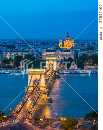 Budapest city skyline, Budapest, Hungary Budapest city skyline, Budapest, Hungary 27637400