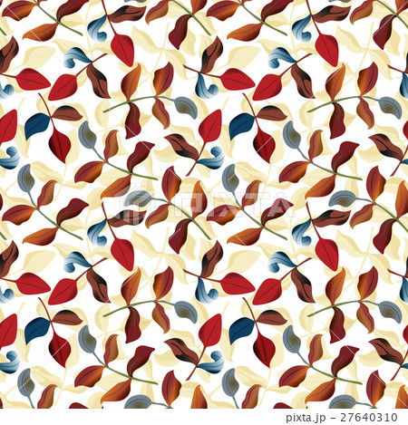 Seamless ecology pattern with leaves. Vector Seamless ecology pattern with leaves. Vector 27640310