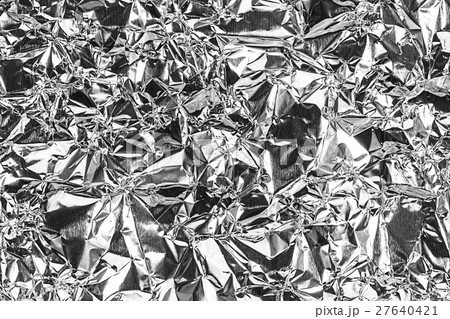 Shiny silver foil texture for background Shiny silver foil texture for background 27640421