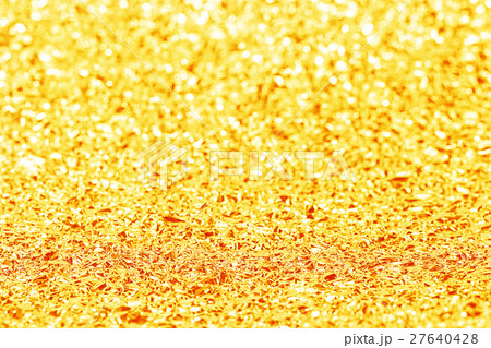 Shiny gold foil texture for background and bokeh 27640428