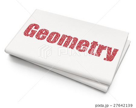 Studying concept: Geometry on Blank Newspaper 27642139